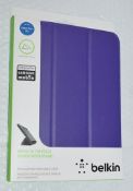 28 x Belkin Cases For Samsung Tablets - Colour: Purple - New / Unused Stock - Great Resale Potential
