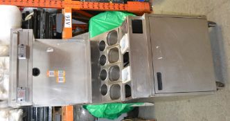 1 x Large Catering Serving / Topping Station - Ex-KFC- 67(w) x 76(d) x 178(h) cm - Ref: HM229 -