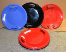 14 x Kids Skid Lid Snow Dune Rider Sledges In Assorted Colours - CL262 - Location: Altrincham WA14