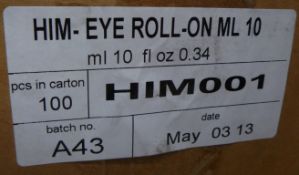 20 x HIM Intelligent Grooming Solutions - 10ml EYE ROLL ON - Brand New Stock - Refresh and
