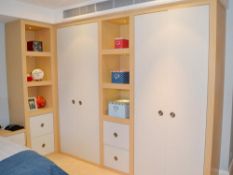 1 x Bedroom Furniture Set - Includes Desk, Shelf, Wardrobes - Ref: 139/FBR03 - CL257 -