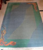 1 x Brink & Campman Kodari Hand Knotted Nepalese Rug - 100% Wool - Dimensions: 305x200cm - Unused -