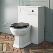 1 x The Bath Co. Camberley Traditional Back to Wall Toilet Pan - Ref: DY119/BTW003 - CL190 - Unused