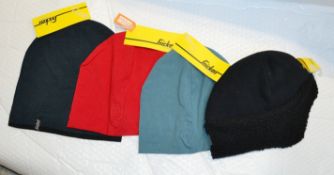 9 x Assorted SNICKERS Hats / Headwear - Includes WINDSTOPPERS & All Round Work Hats - New/Unused