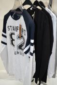 5 x Assorted GNIOUS Branded Mens T-Shirts - New Stock With Tags - Recent Menswear Store Closure -