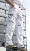 1 x Pair Of Blackrock White Decorators Trousers (BRDT) - Size: 42