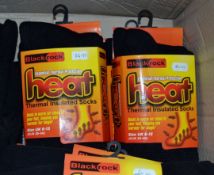 18 x Assorted Items Of Blackrock Branded Thermal Protection - Includes Socks, Gloves, Neck Warmers &