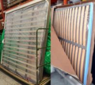 Job Lot - 4 x Assorted Designer Slatted Bed Bases - New / Unused Stock - Brands Include CATTELAN,