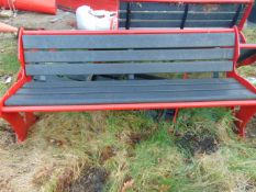 Large Steel and Composite Bench