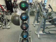 Medicine Balls and Stand