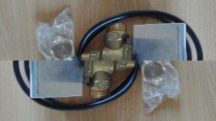 4 x Siemens 3 Port Valve CMV322 22mm