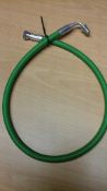 8 x Oil Line 1/4 MI Elbow x 1/4 FI Green Rubber