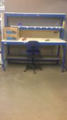 Large Steel Sturdy Work/Tool Bench