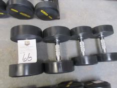CVF Strength Rubber Covered Dumbbells 2 Pairs