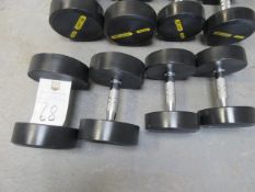 CVF Rubber Covered Dumbbells 2 pairs 15kg & 20kg