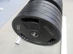 Jordan Rubber Coated Olympic Plates 20kg x qty 5