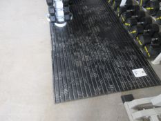 Rubber Gym Mat 6' x 4'