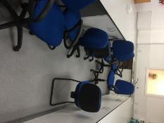 Assorted Chairs; 9 Swivel, 2 Cantilever