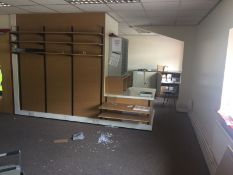 Wooden/Metal Shelving