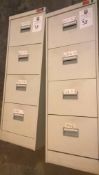 2 Metal Filing Cabinets