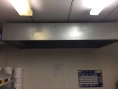 Galvanised Extract Canopy With Duct and Fan