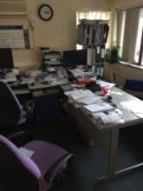 Suite of Grey Office Furniture