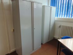 x 2 Large Storage Cabinets x 2 Doors