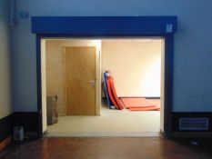 Manual Roller Shutter Door Approx 10ft wide x 7ft h