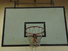 Folding Basketball Court Hoops x 2