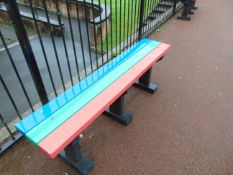 Small Multi Coloured Bench