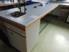 Large College Science Work Bench/ Table