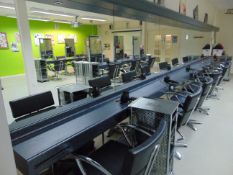 7 Person Hair Dressing Station