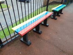 Small Multi Coloured Bench