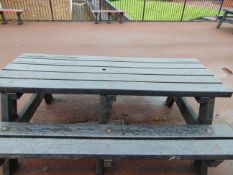 Picnic Bench Black