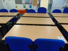 x 3 Office Desks & x 4 Office Chairs