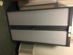 Grey Roller Shutter Cupboard