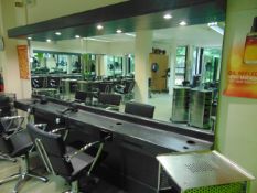 2 Person Hair Dressing Station