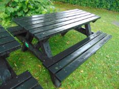 Picnic Bench Black
