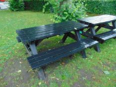 Picnic Bench Black