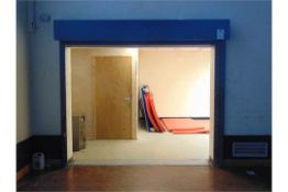 Manual Roller Shutter Door Approx 10ft wide x 7ft high