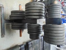 Cybex International Mixed Weight Rack Including Weight Stand