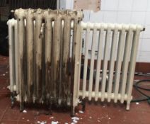 Mixed Lot Vintage Radiators, Some Cast Iron.