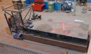 Large Industrial Cutting Table And Cage