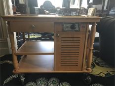 Vintage Guerdan Gas Powered Trolley Cooking Table