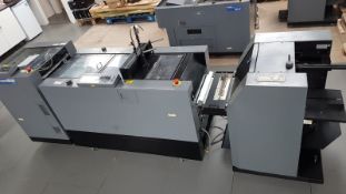 Duplo 4000 system, fold stitch trim, 2000 digital sheet feeder
