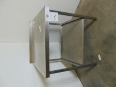 Stainless Steel Table with Lower Shelf