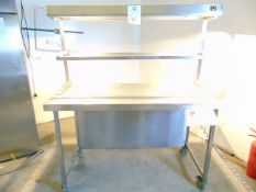 Heated Lamp Table Display & Storage