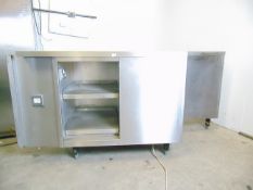 Stainless Steel Table with Power Sockets