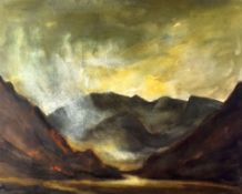 SIR KYFFIN WILLIAMS RA limited edition (141/150) print - Nant Ffrancon, Snowdonia, signed fully in