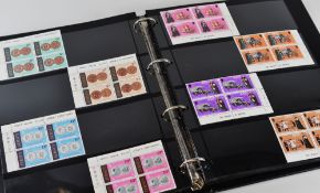 A BLACK ALBUM OF UNUSED JERSEY STAMPS